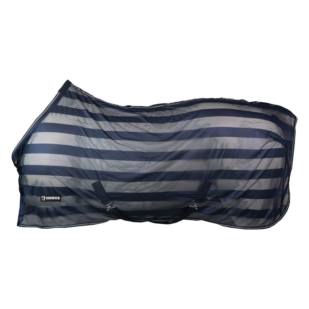 Horka Vliegendeken - met Strepen - Blauw - 125/175 Horka Vliegendeken - met Strepen - Blauw - 125/175