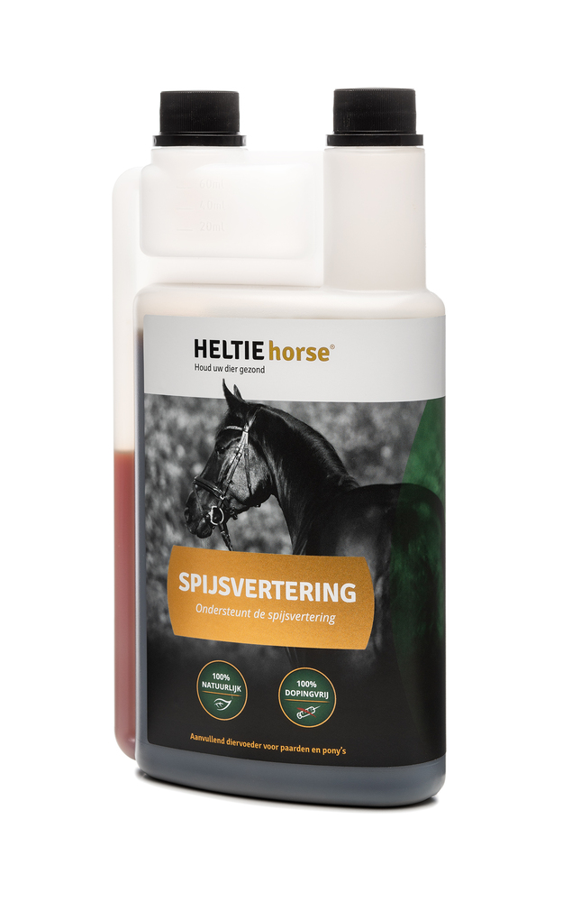 Heltie Horse Spijsvertering - Supplement - 1 Liter - Flacon
