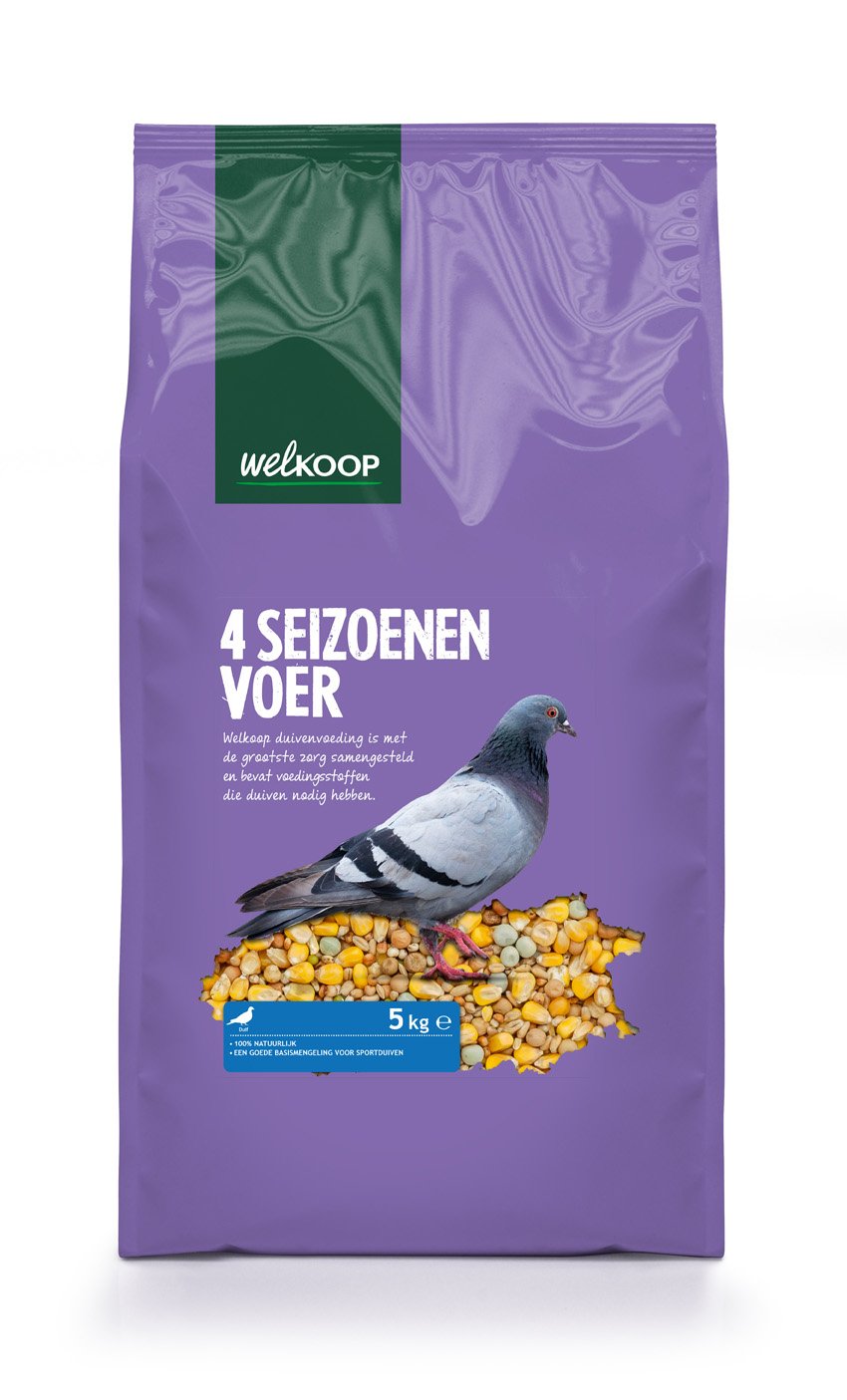 Welkoop 4-Seizoenenvoer - Duivenvoer - 5 Kilogram