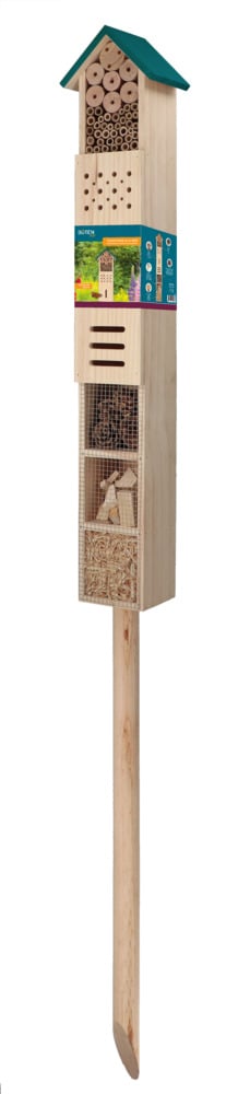 Bûten - Insectenhotel  op paal - Hout