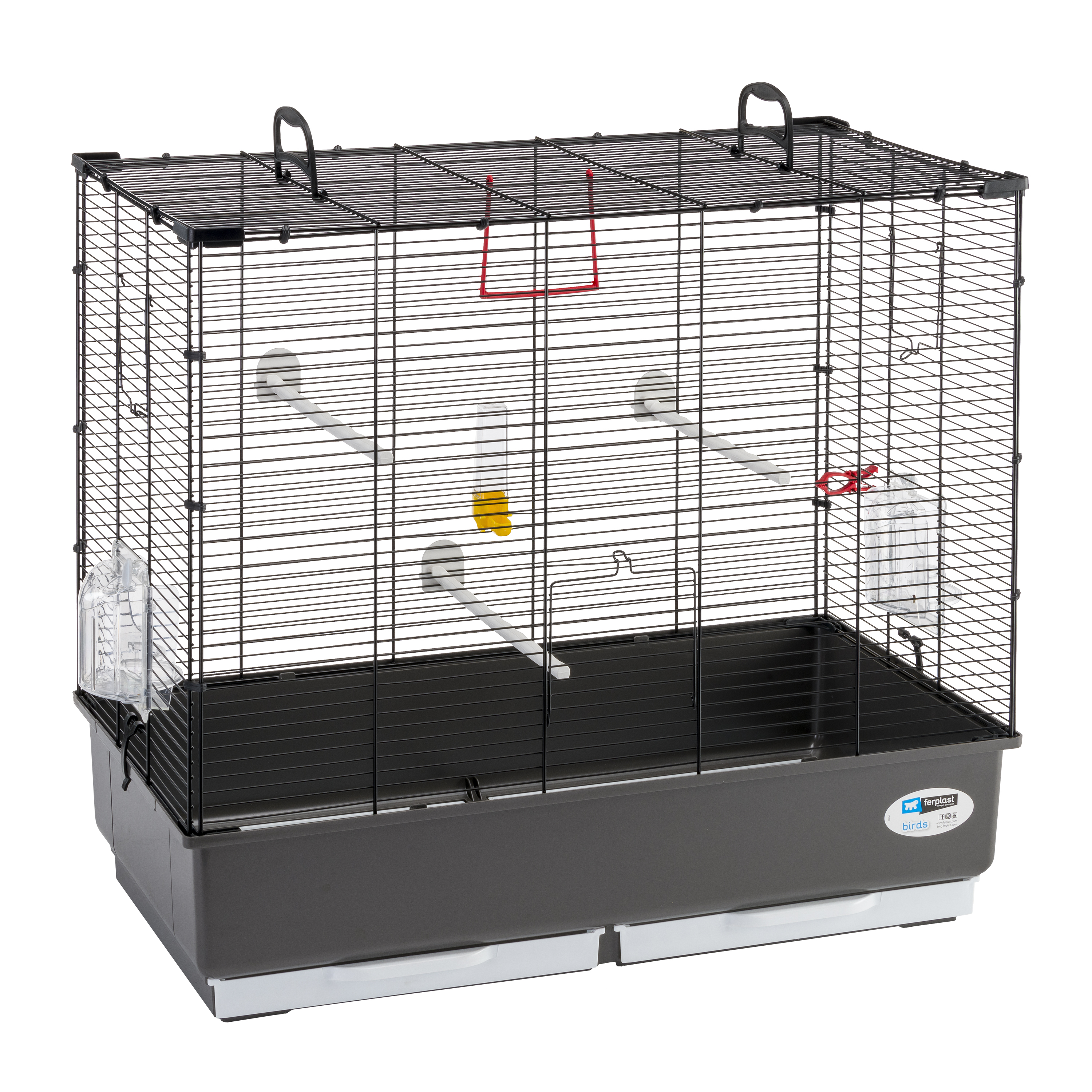 Ferplast Piano 5 - Vogelkooi - Zwart - 5 Ferplast Piano 5 - Vogelkooi - Zwart - 5