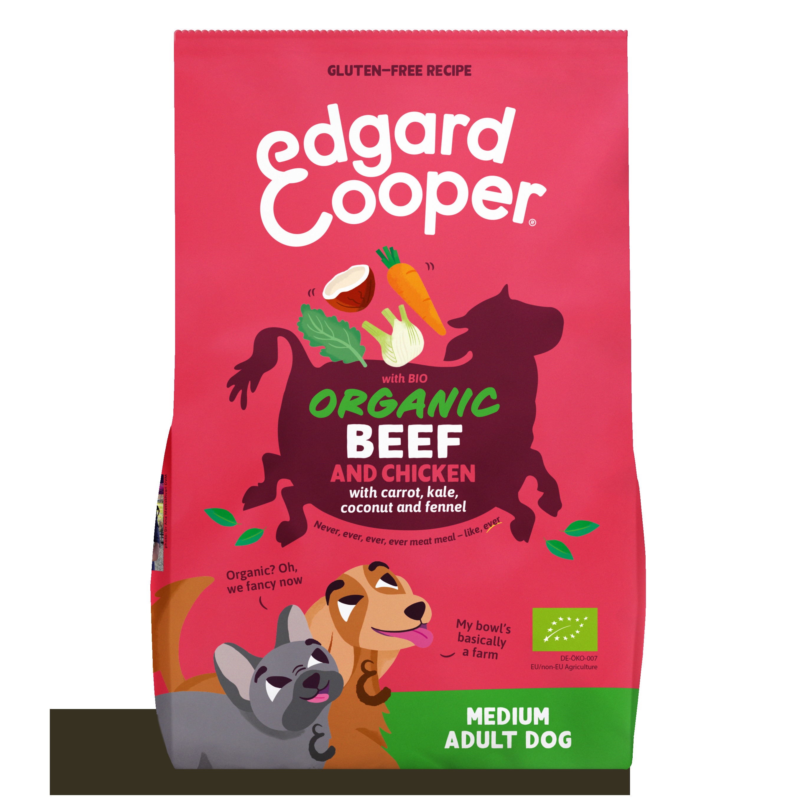 Edgard & Cooper Adult Biologisch - Hondenvoer - 7 Kilogram - rund