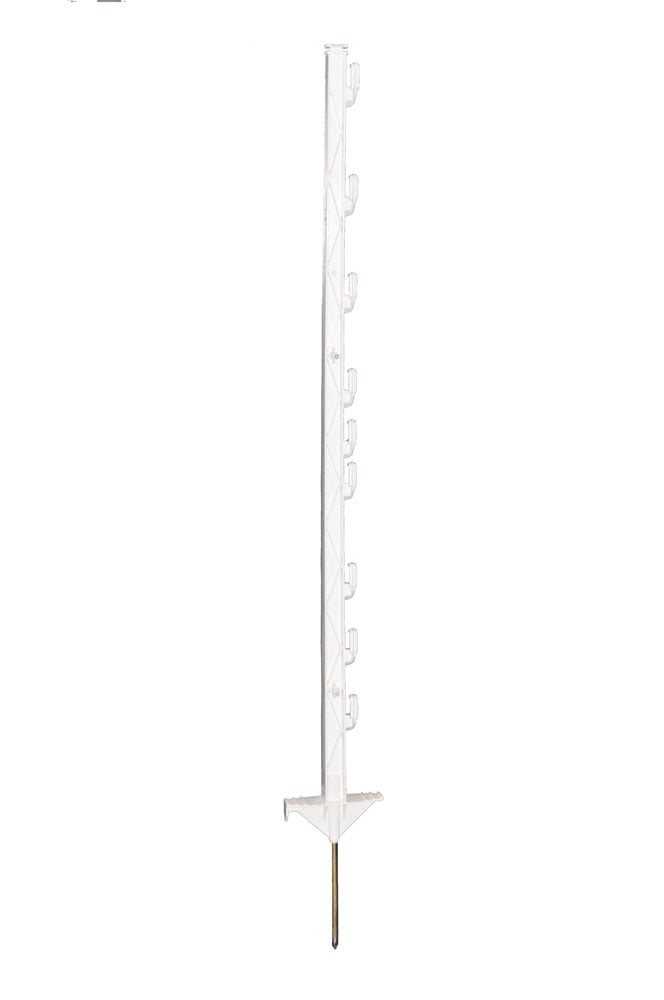 Gallagher Vario-paal - Afrasteringspaal - 100 cm - 10 Stuks - Wit - 14 cm - 100 cm