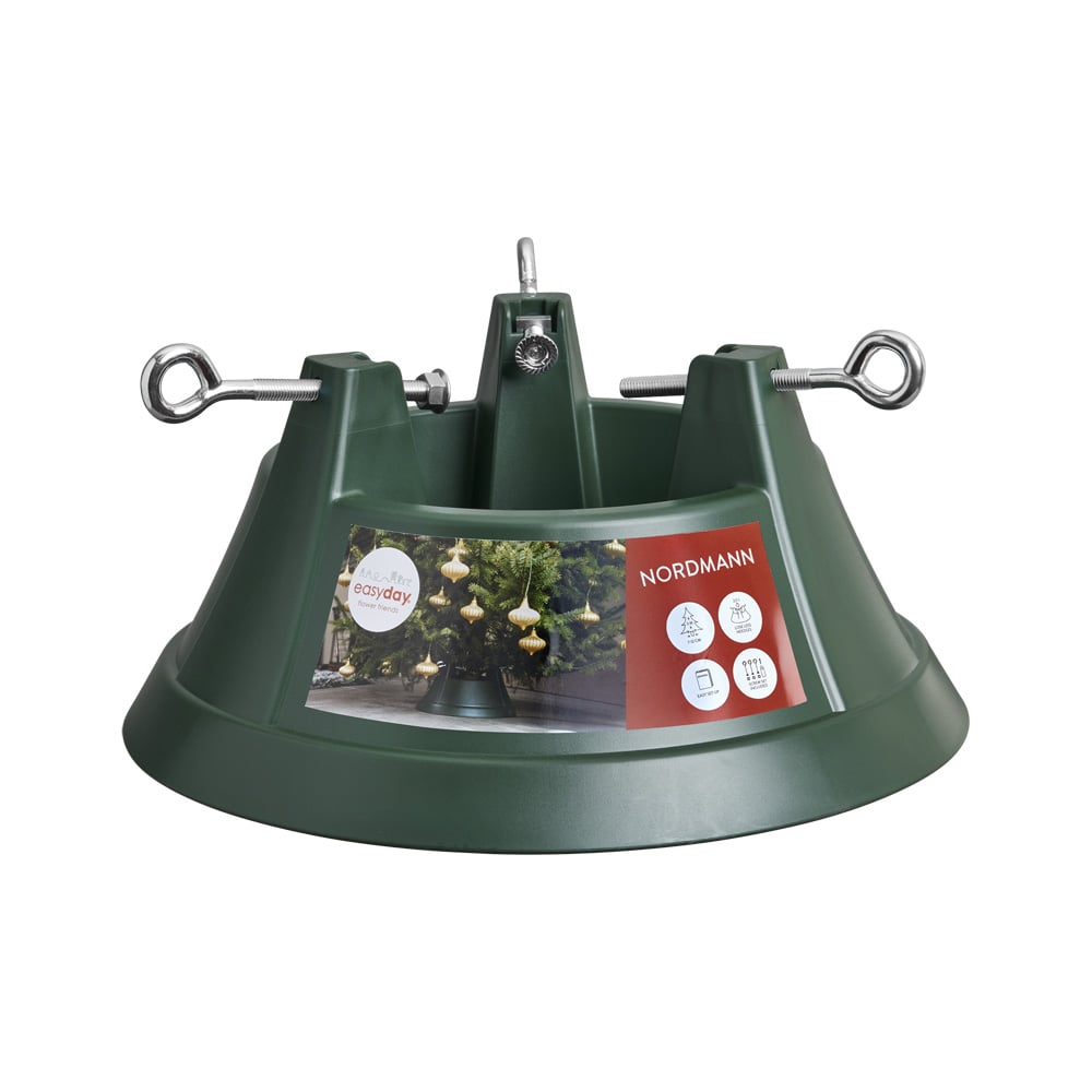 Good(s) factory - Kerstboomstandaard - Groen - 40x40x10 cm Good(s) factory - Kerstboomstandaard - Groen - 40x40x10 cm