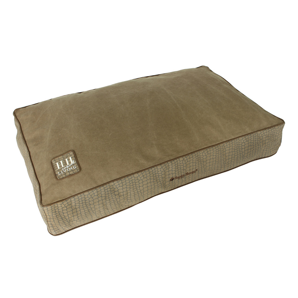 Happy-House Blokkussen Casual - Hondenkussen - bruin - 15x95x65 cm - S