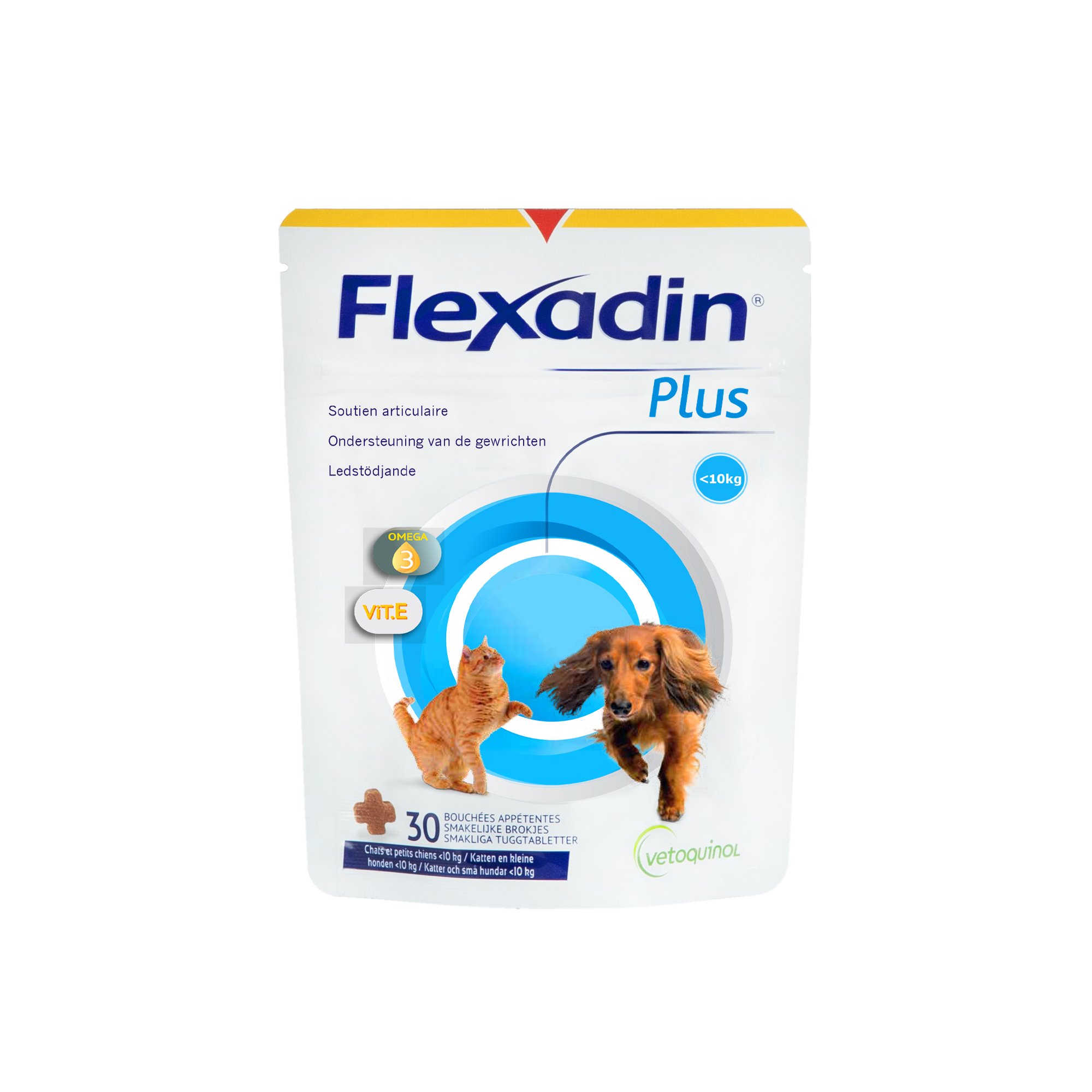 Flexadin Plus Mini - Soepele Gewrichten Hond en Kat - 30 Stuks - Vlees
