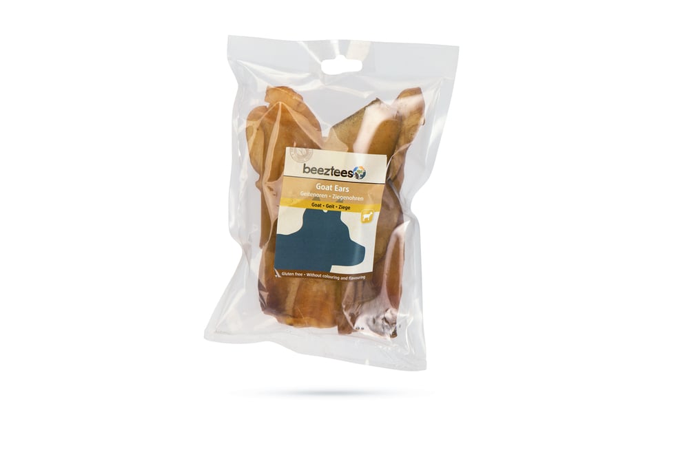 Beeztees Geitenoren - Hondensnack - 5 Stuks - geit