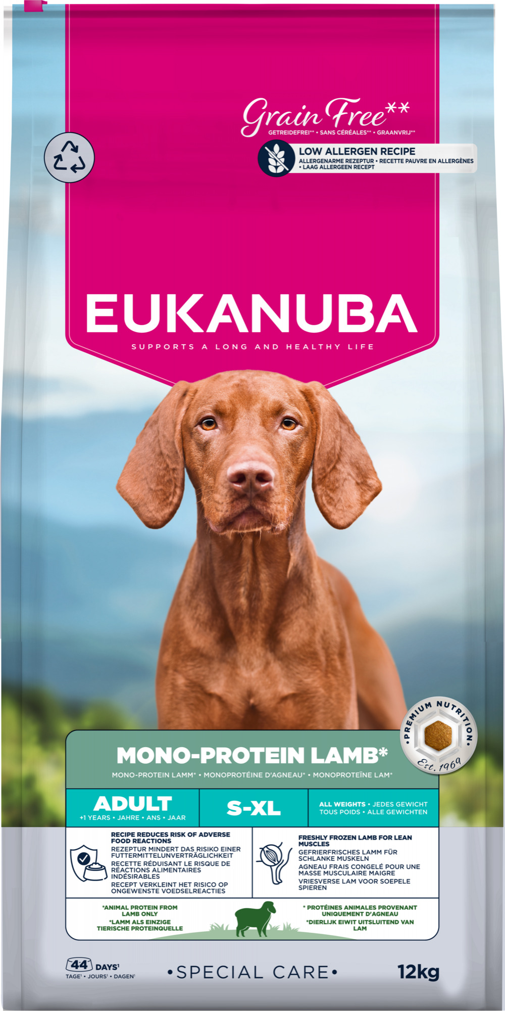 Eukanuba Special Care Mono Protein Adult  Graanvrij - Hondenvoer - 12 Kilogram