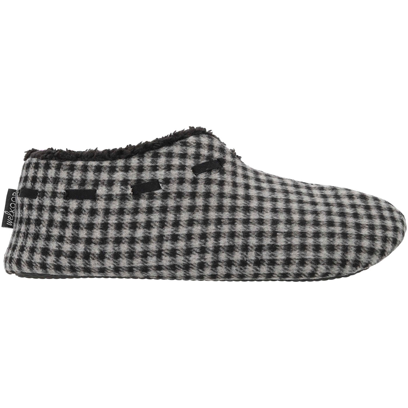 Welkoop - Spaanse pantoffels - Zwart grijs - 41-42 Welkoop - Spaanse pantoffels - Zwart grijs - 41-42