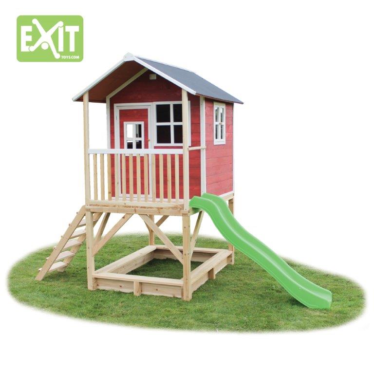 EXIT Loft 500 - Speelhuisje - Rood - Hout