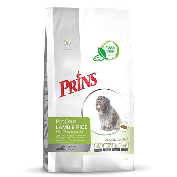Prins ProCare Senior - Hondenvoer - 15 Kilogram - Lam & rijst