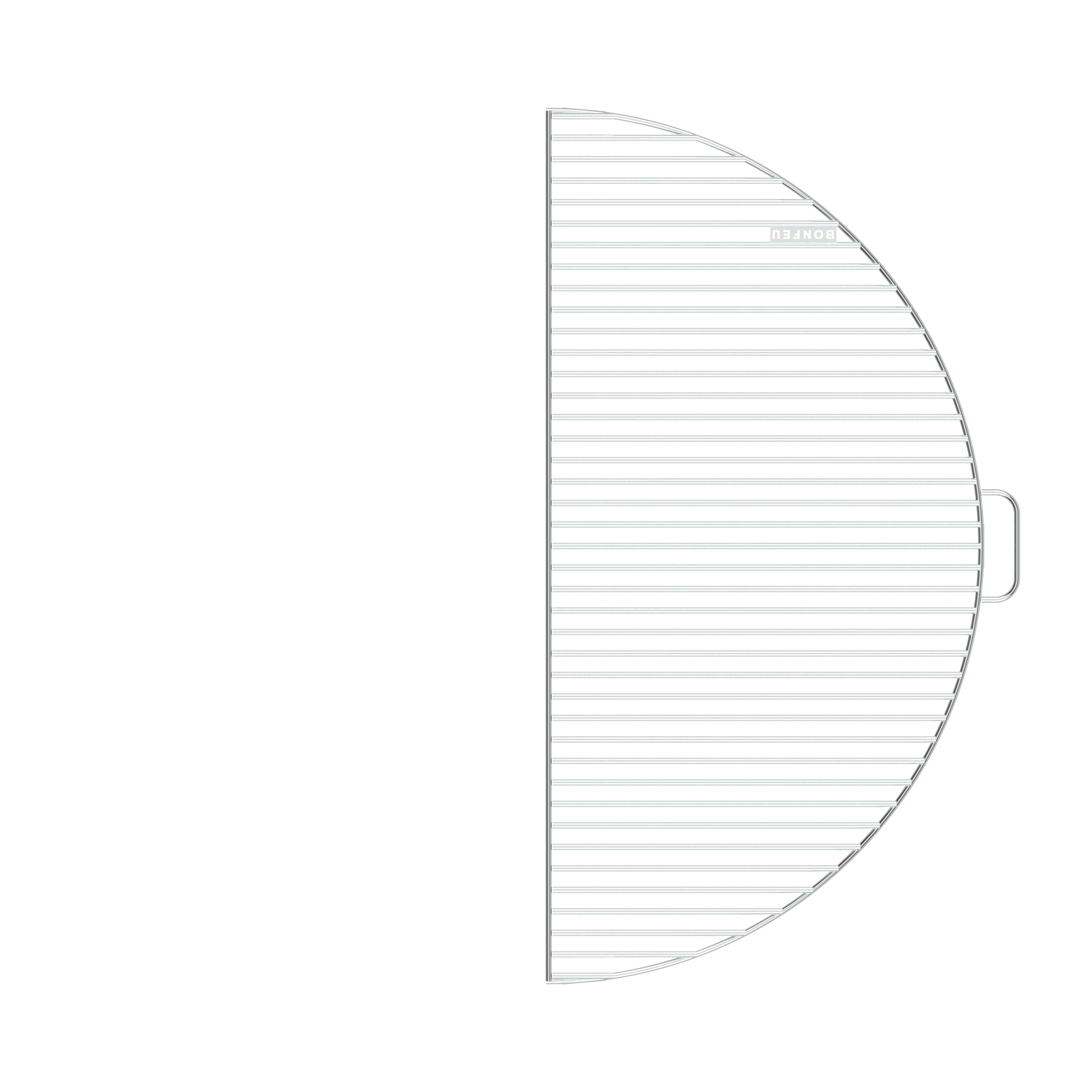BonFeu Half - Grillrooster - Rond - Staal - 80 cm - Medium