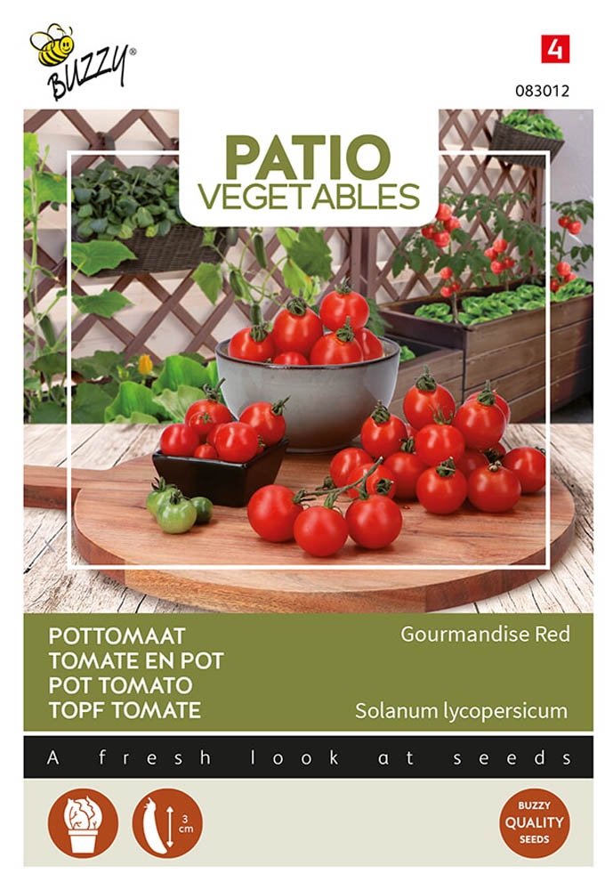 Buzzy Patio Veggies Tomaat Gourmandise Red - Groentezaden