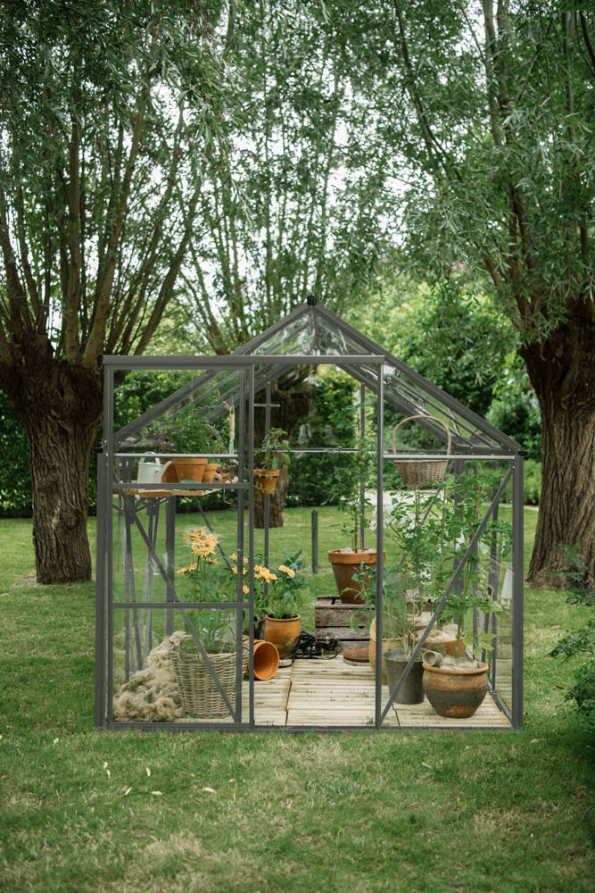 Royal Well Kate V Full Options - Tuinkas - Groen - 217x192x436 cm - Veiligheidsglas Royal Well Kate V Full Options - Tuinkas - Groen - 217x192x436 cm - Veiligheidsglas