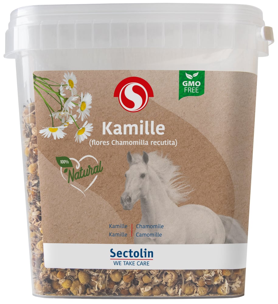 Sectolin Kamille Kruid - Kalmeringssupplement Paard - 0.5 Kilogram - Emmer