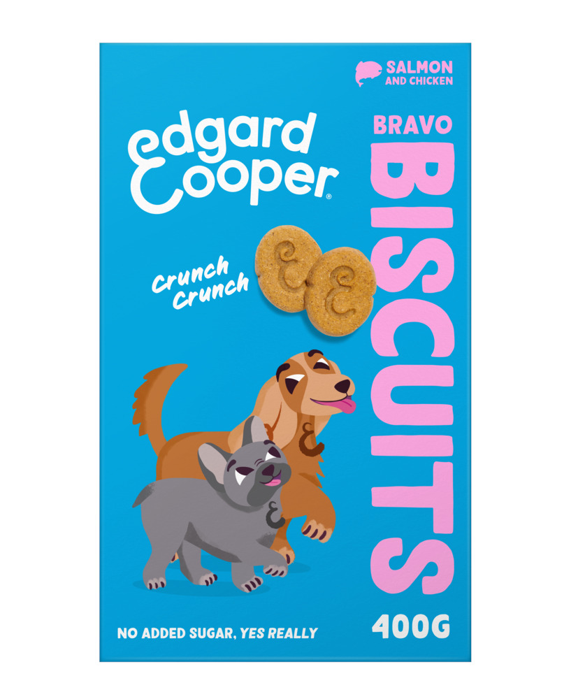 Edgard en Cooper Biscuit Adult - Hondensnack - 400 Gram - kip, zalm