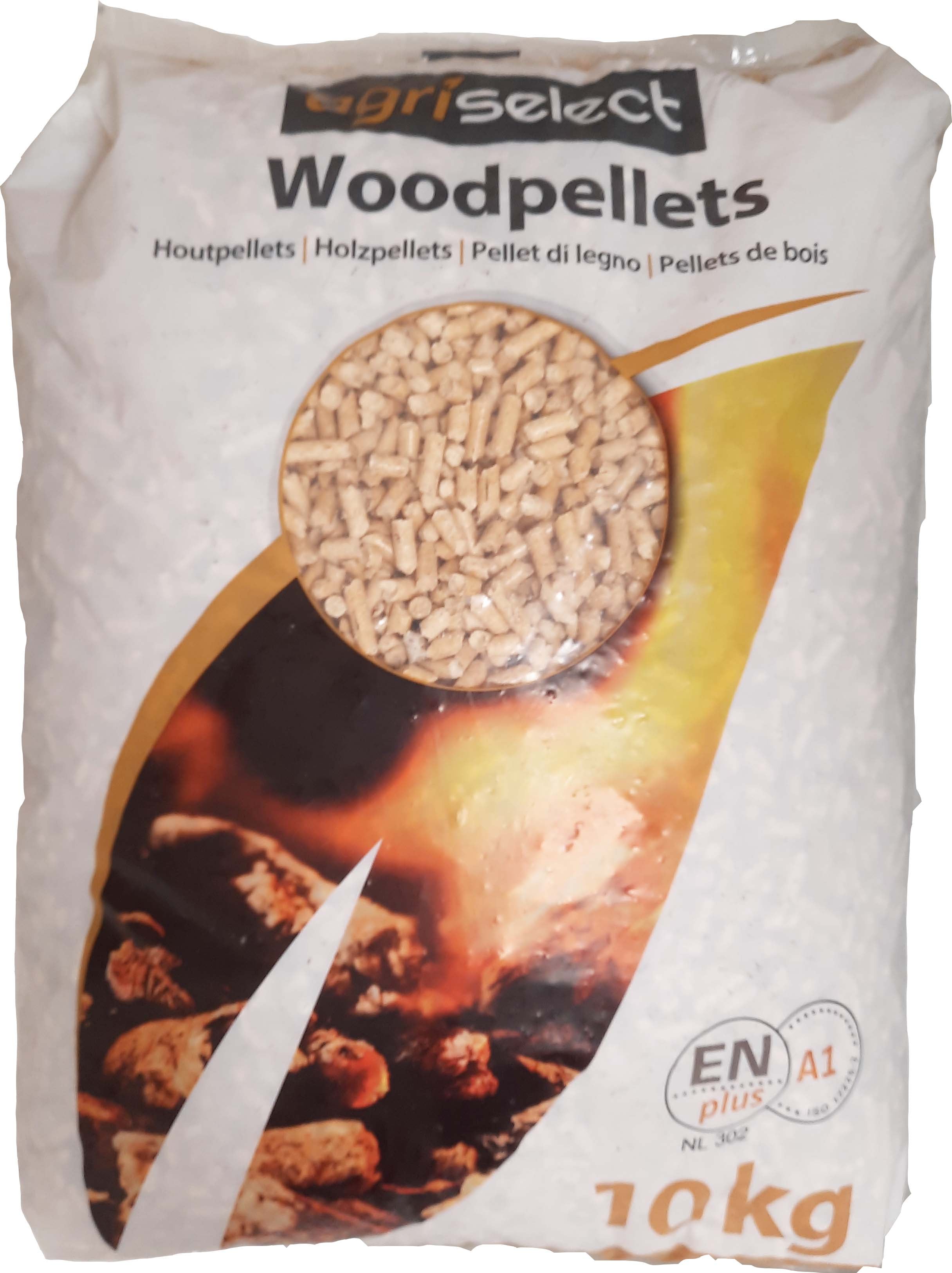 Agri Select - Houtpellets - Wit - 10 Kilogram Agri Select - Houtpellets - Wit - 10 Kilogram