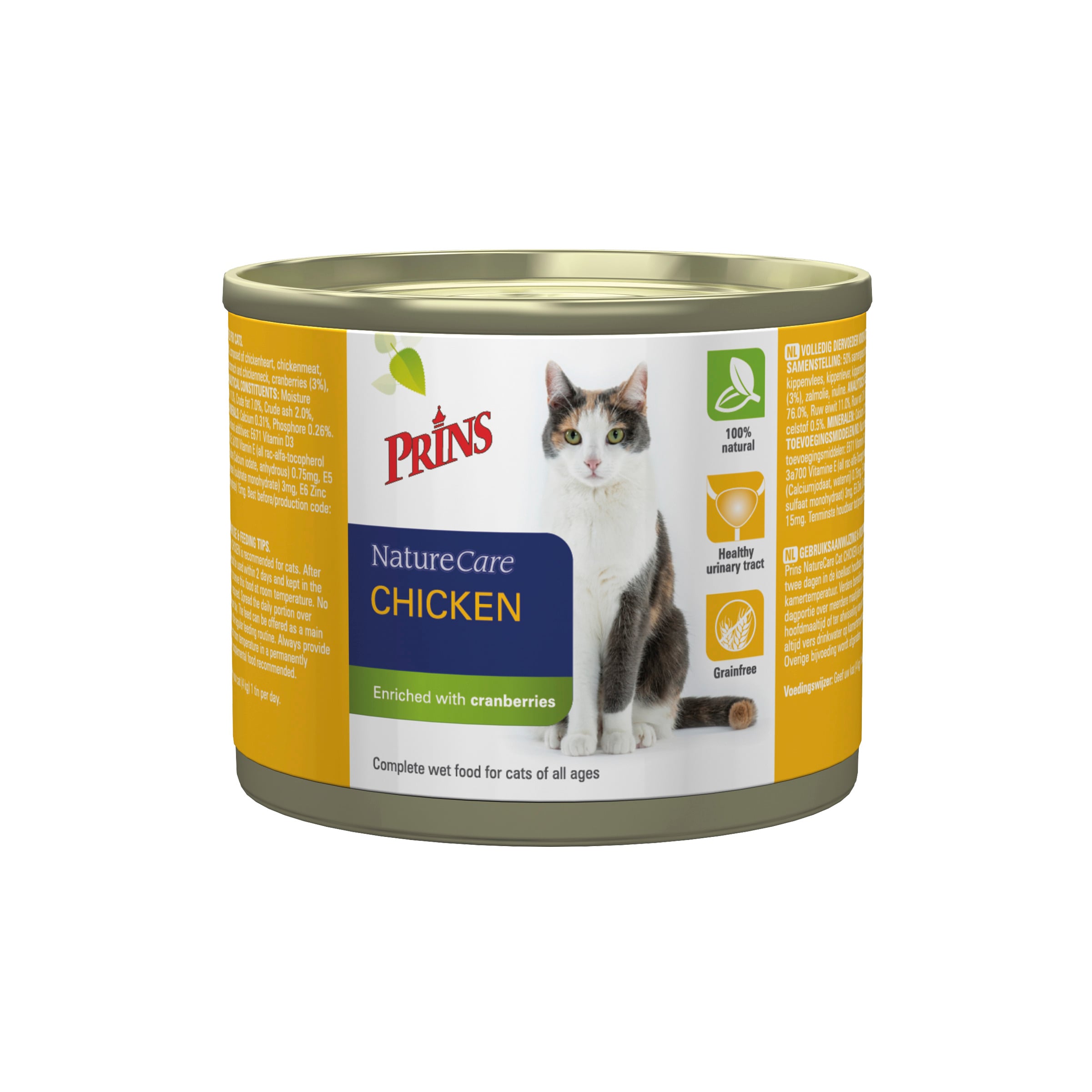 Prins Naturecare Cat - Kattenvoer - 200 Gram - kip Prins Naturecare Cat - Kattenvoer - 200 Gram - kip