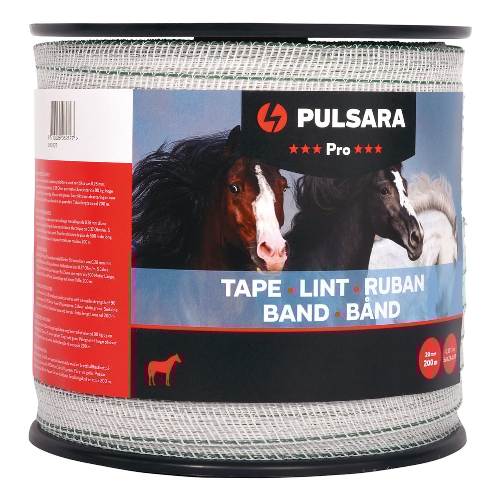 Pulsara Pro 20mm - Schriklint - 16 cm - 200 Meter - Wit - 2 cm - 20000 cm Pulsara Pro 20mm - Schriklint - 16 cm - 200 Meter - Wit - 2 cm - 20000 cm