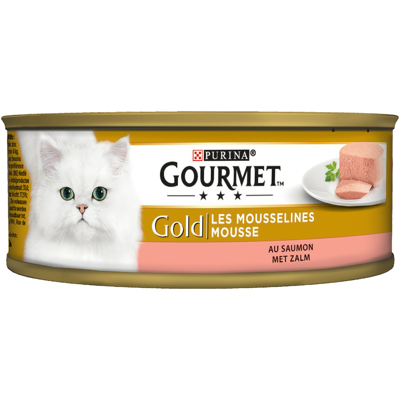 Gourmet   Gold Mousse - Kattenvoer - 85 Gram - zalm