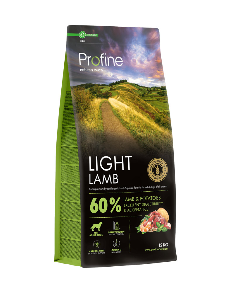 Profine Light Lamb & Potatoes - Hondenvoer - 12 Kilogram - lam