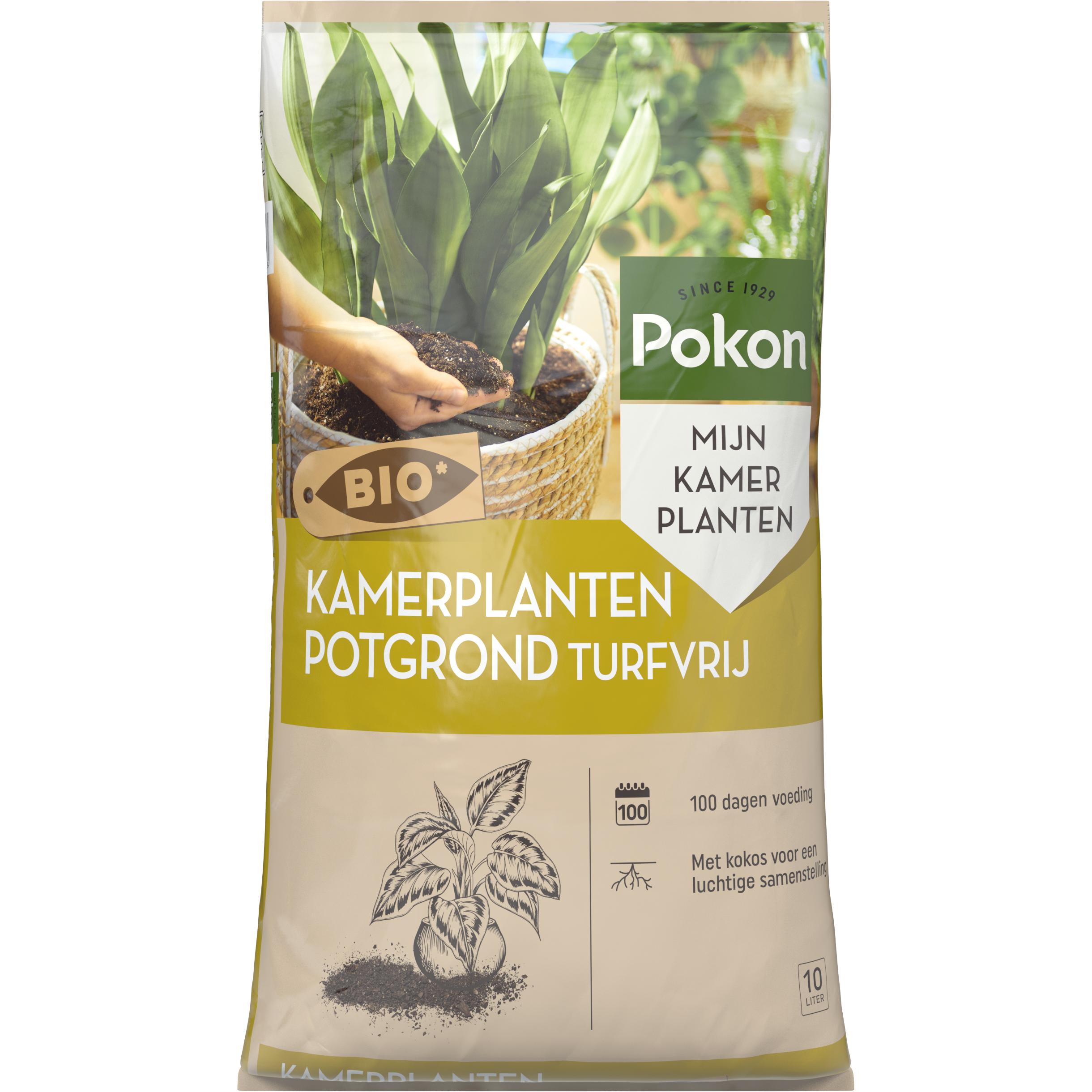 Pokon Bio Kamerplantgrond - Potgrond - 10 Liter