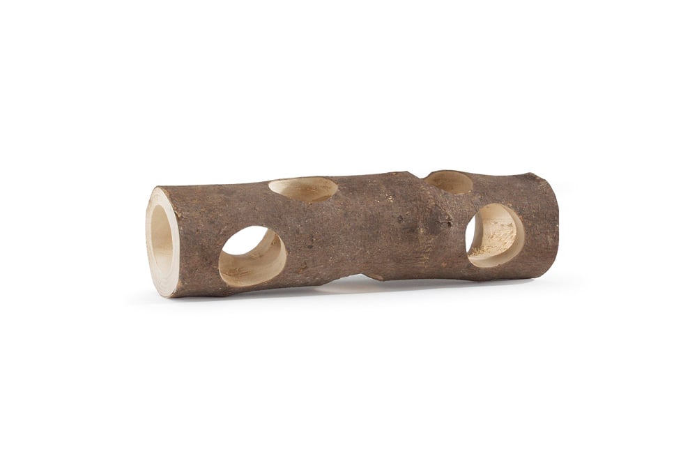 Beeztees Holle Boomstam   - Hamsterspeelgoed - Hout - 7.5x3.2x20 cm