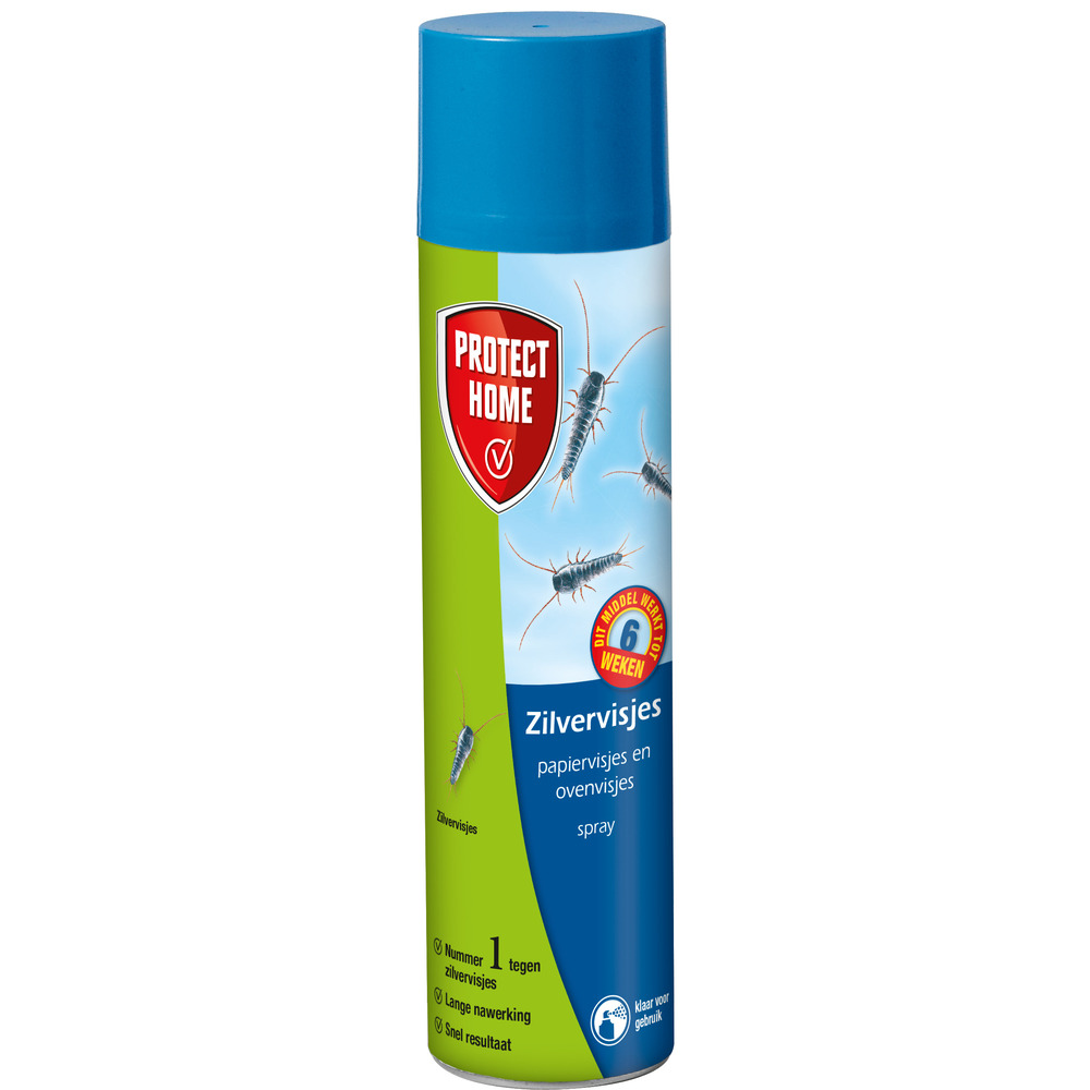 Protect Home Zilvervisjes, papiervisjes en ovenvisjes spray - Tegen zilvervisjes - 400 Milliliter
