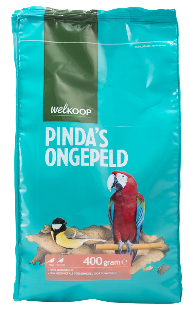 Welkoop Pinda's Ongepeld - Vogelvoer - 400 Gram