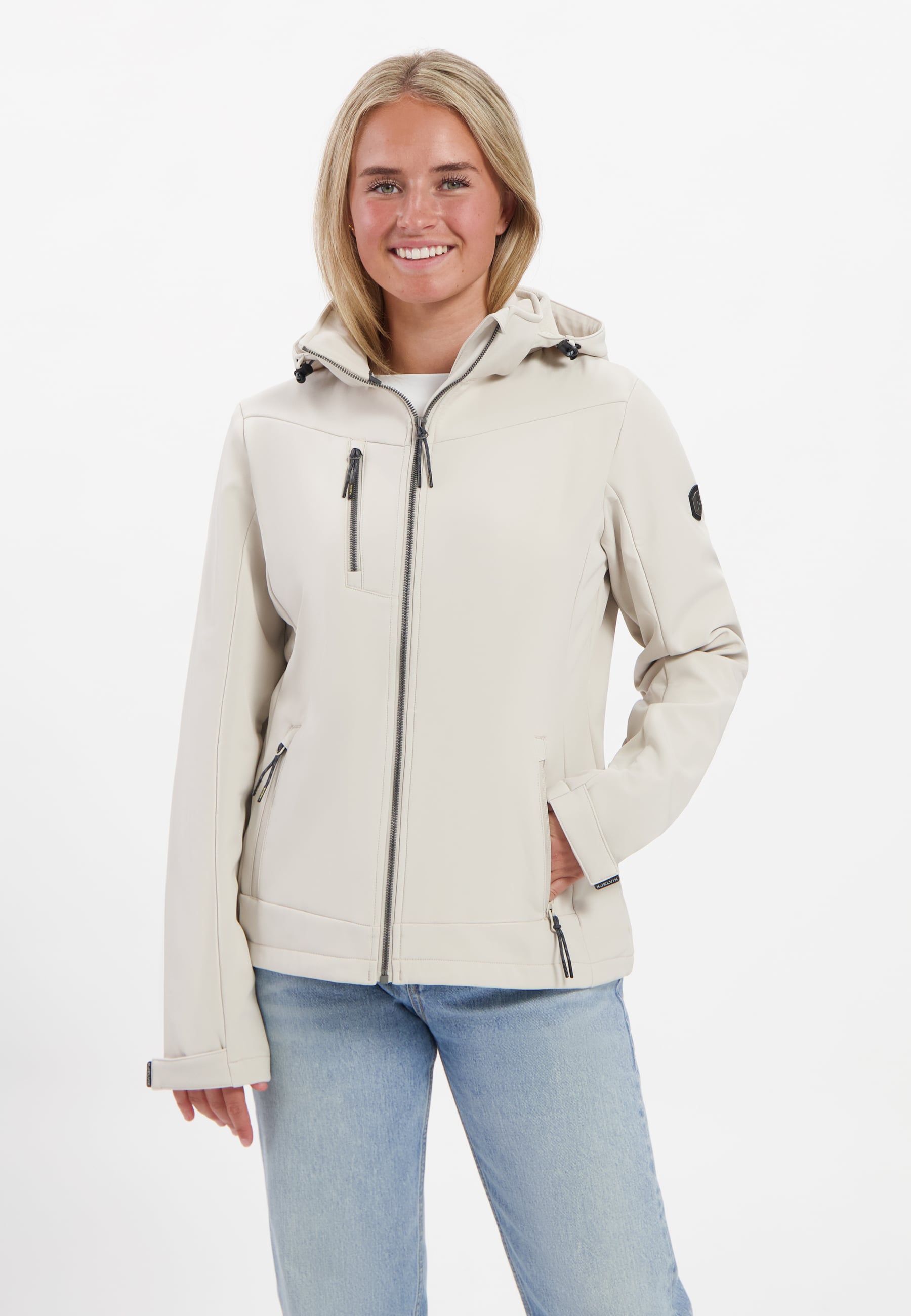 Kjelvik Roxi - Softshell jas - Zand - 36 Kjelvik Roxi - Softshell jas - Zand - 36