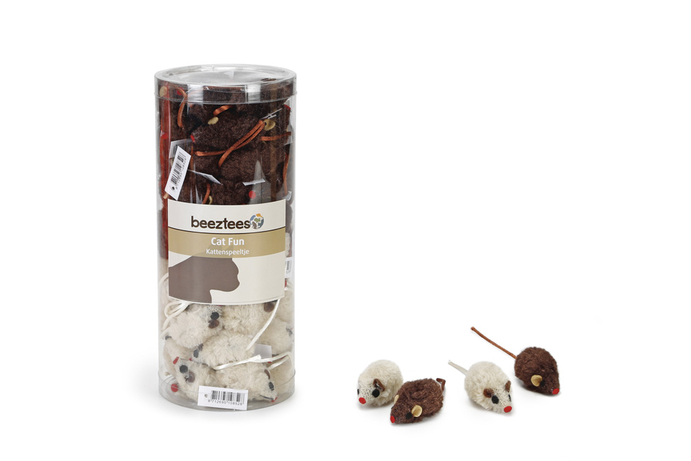 BEEZTEES Speelmuisje   - Kattenspeeltje - Multi