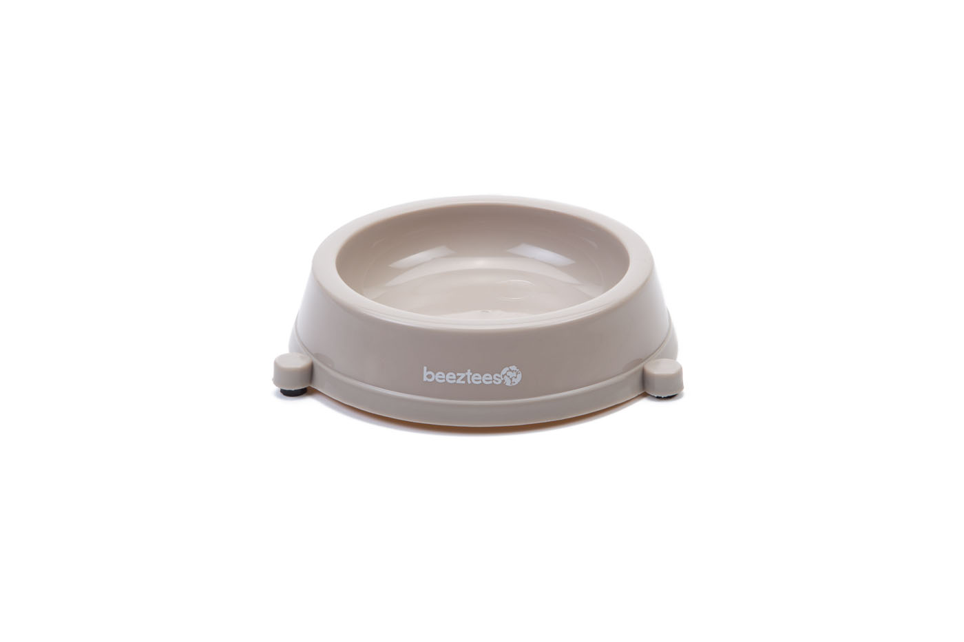 Beeztees Eetbak Antislip Kat - Voerbak - Beige - 3.5x16x17 cm - 12 cm