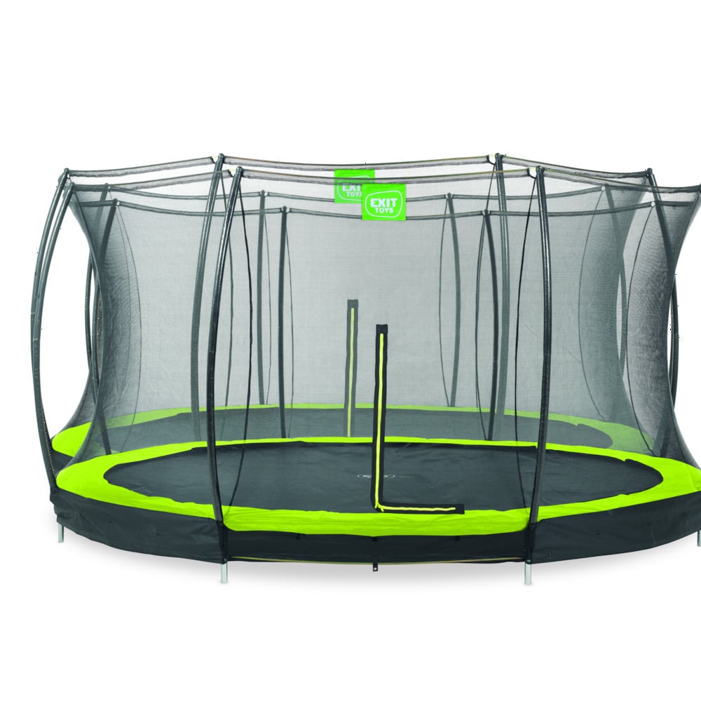 Exit Silhouette - Inground trampoline - Groen - 427 cm