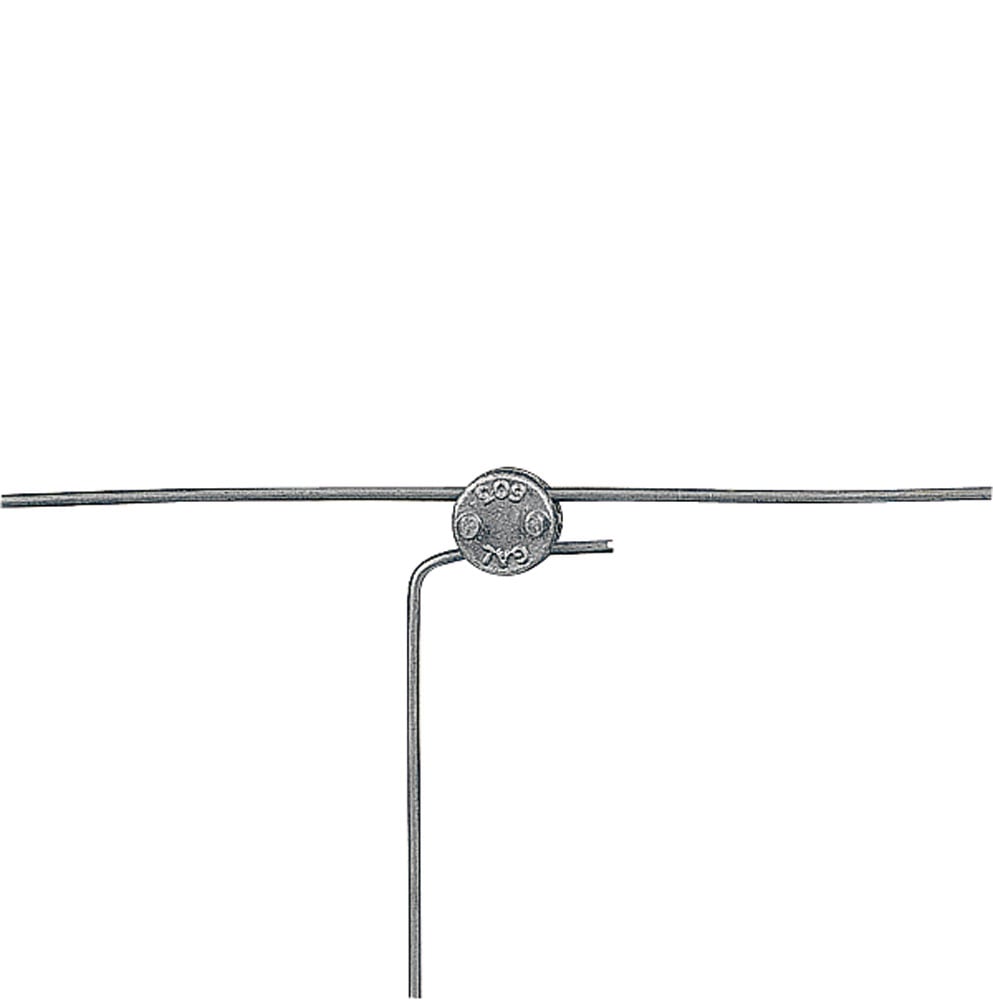 Gallagher - Draadklem rond - 14.5 cm - 100 Stuks - Grijs - 16.5 cm