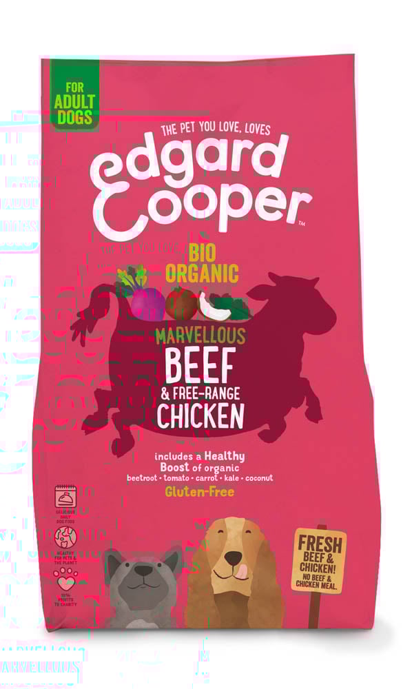 Edgard & Cooper Adult Biologisch - Hondenvoer - 2.5 Kilogram - rund