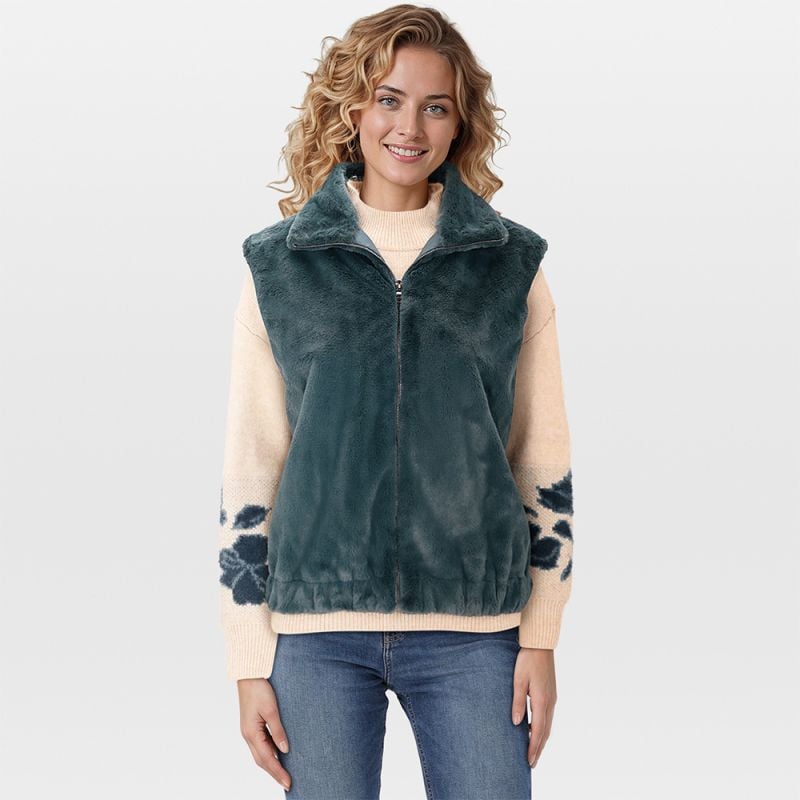Veleste Jinta - Gilet - Blauw - 36