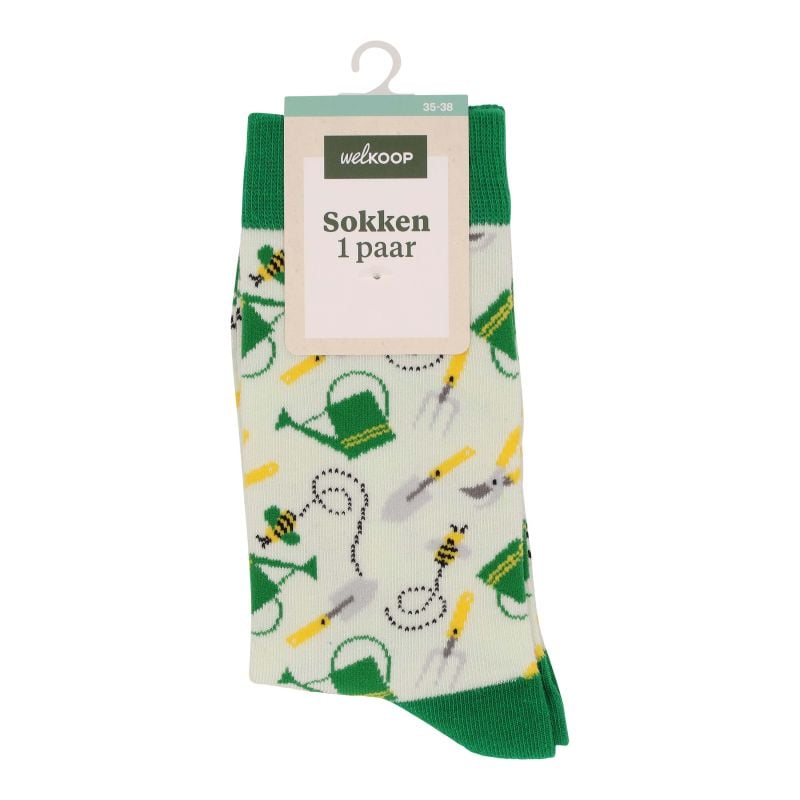 Welkoop Fun Gieter - Sokken - Groen - 43-46