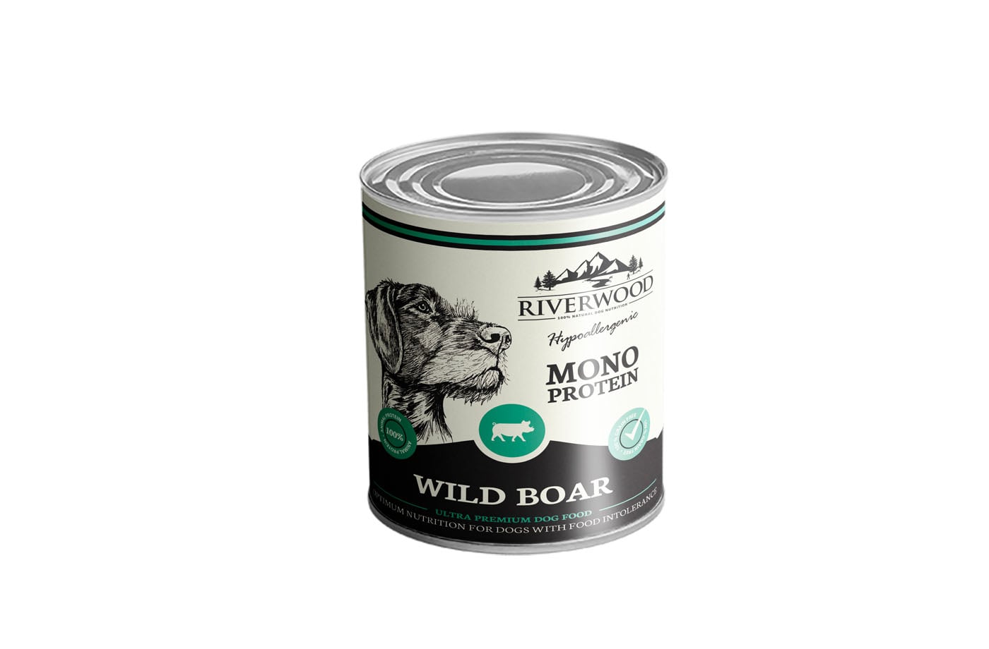 Riverwood Mono Proteïne - Hondenvoer - 400 Gram - Wild Zwijn Riverwood Mono Proteïne - Hondenvoer - 400 Gram - Wild Zwijn