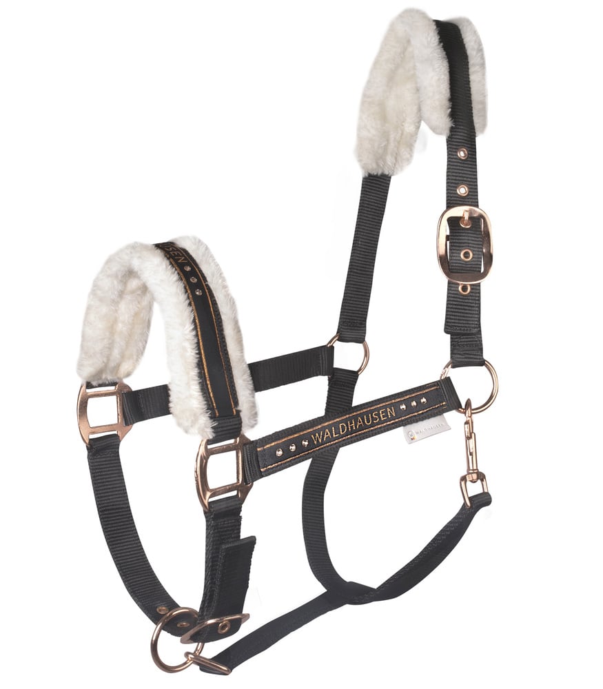 Waldhausen Elegant - Halster - Zwart Roze - Cob
