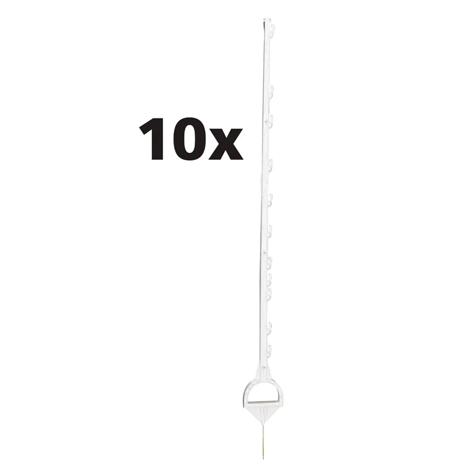 Gallagher Stijgbeugelpaal - Afrasteringspaal - 34 cm - 10 Stuks - Wit - 155 cm - 155 cm Gallagher Stijgbeugelpaal - Afrasteringspaal - 34 cm - 10 Stuks - Wit - 155 cm - 155 cm