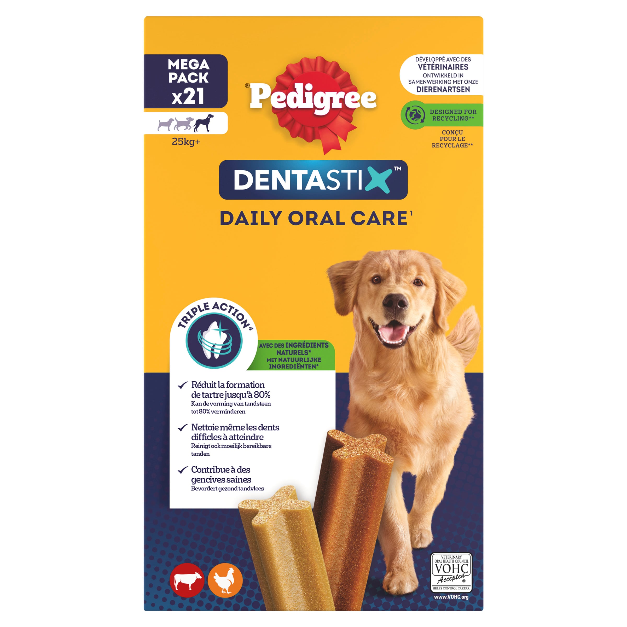 Pedigree Dentastix - Hondensnack - 21 Stuks - dental - Maxi