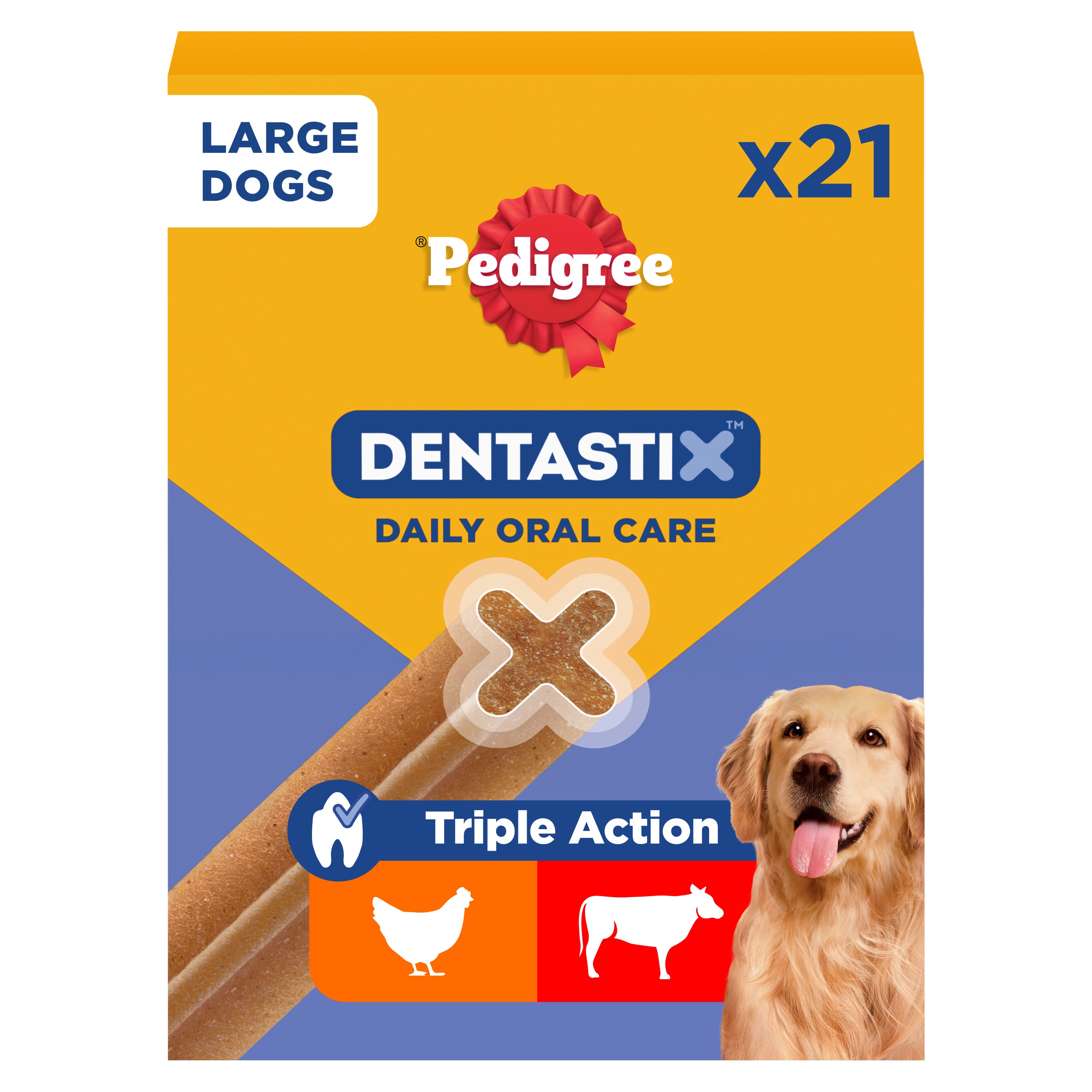 Pedigree Dentastix - Hondensnack - 21 Stuks - dental - Maxi Pedigree Dentastix - Hondensnack - 21 Stuks - dental - Maxi