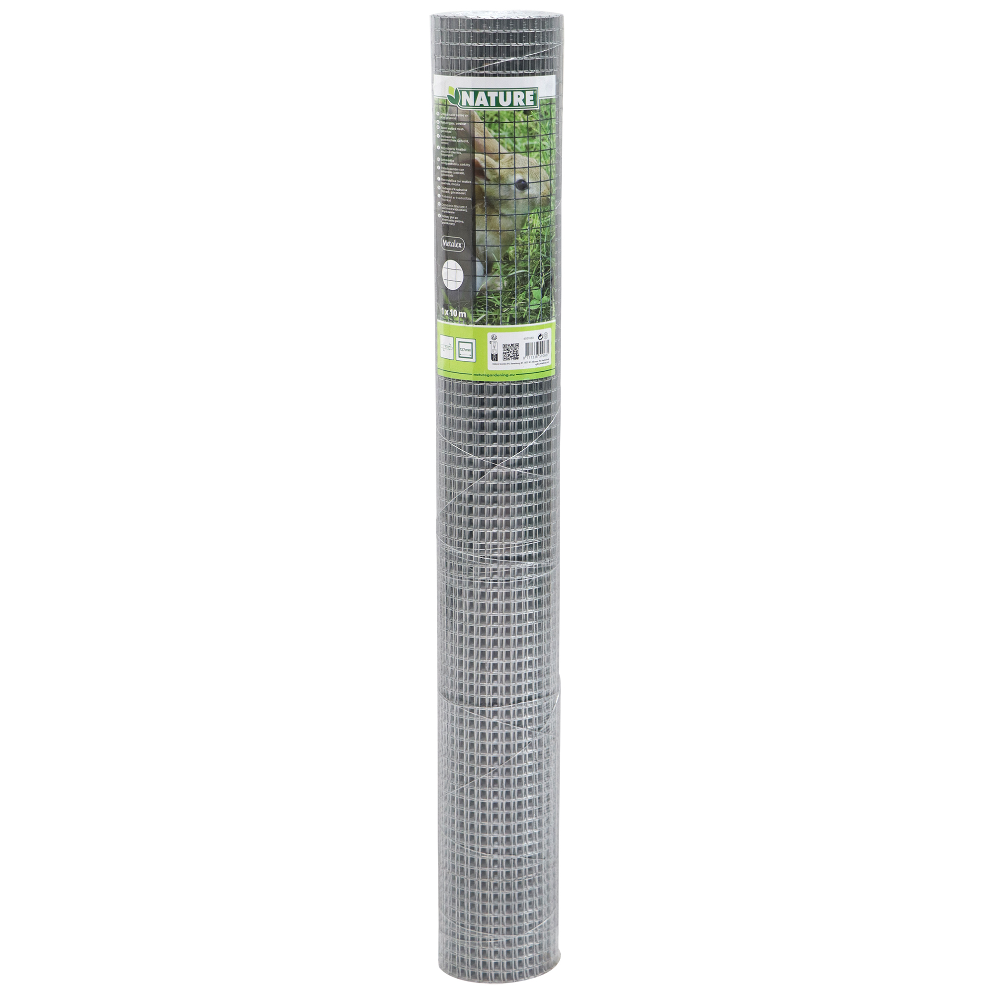Nature vierkant verzinkt 12,7mm - Gaas - 100 cm - 100x1000 cm - 1000 cm