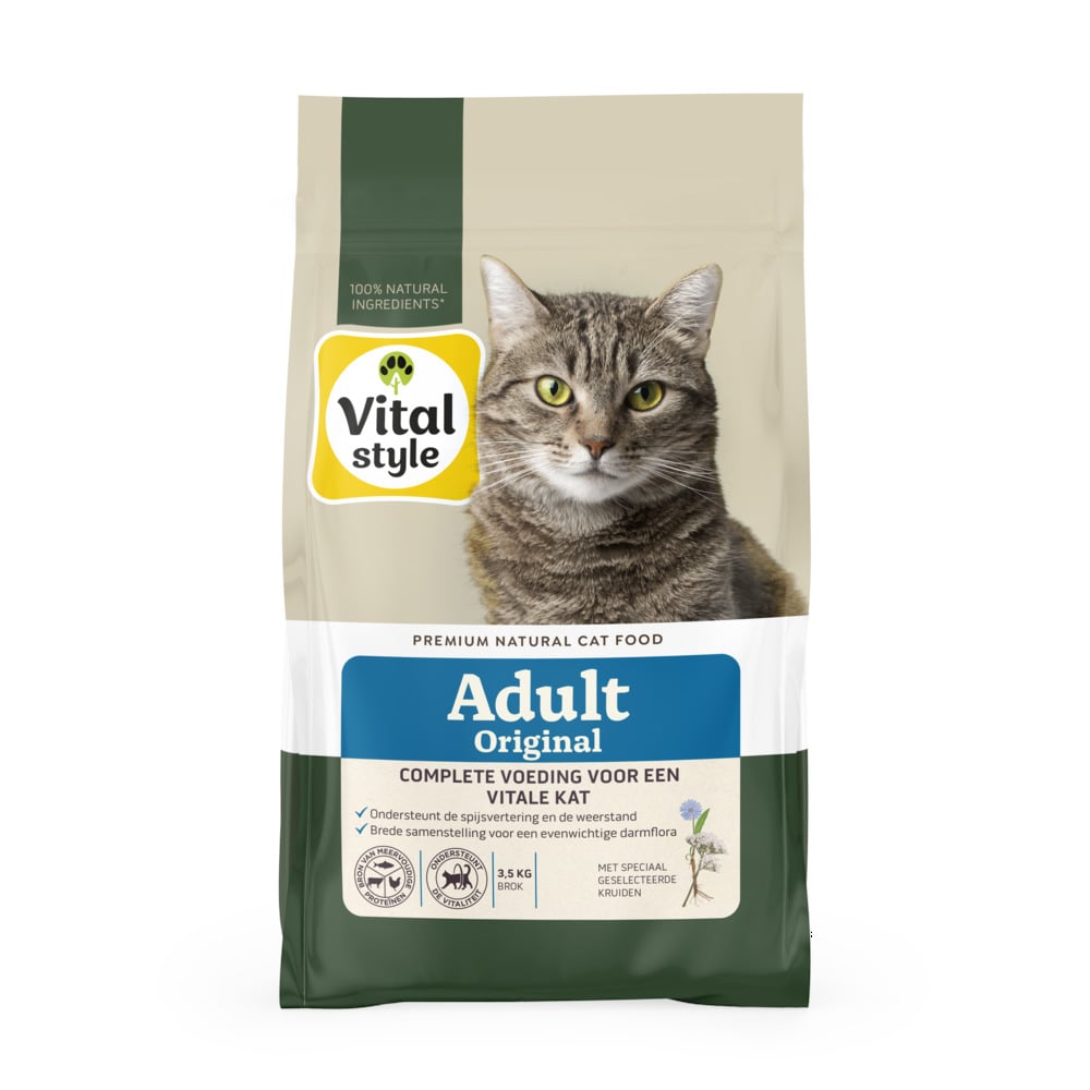 Vitalstyle Adult Original - Kattenvoer - 3.5 Kilogram
