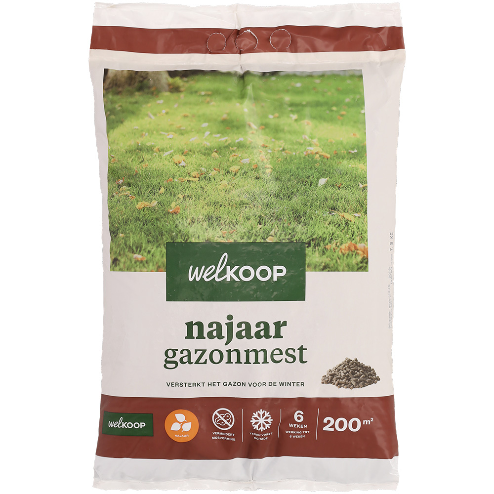 Welkoop - Najaar Gazonmest - 200 m2 - 7.5 Kilogram