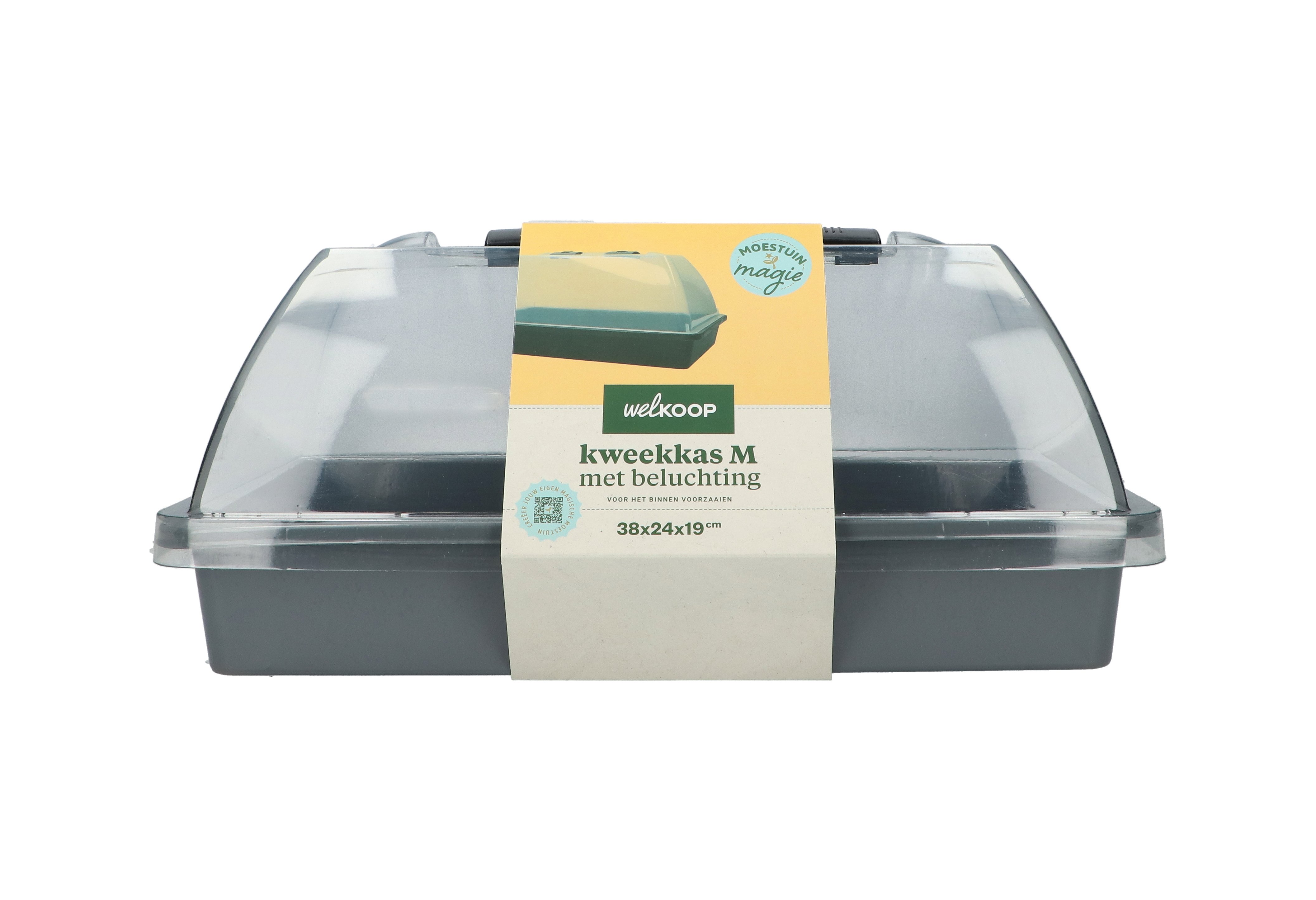 Welkoop Moestuin Magie - Kweekbak Belucht - 19x38x24 cm