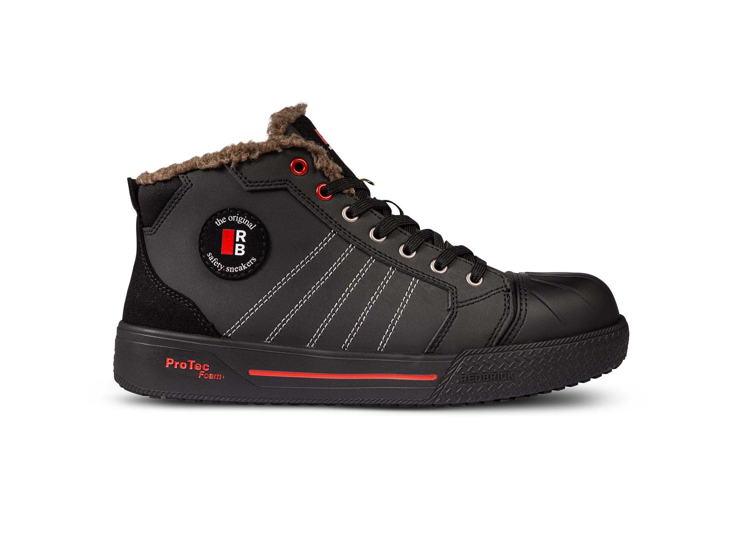 Redbrick Slam Hoog - Werkschoenen - Zwart - 48