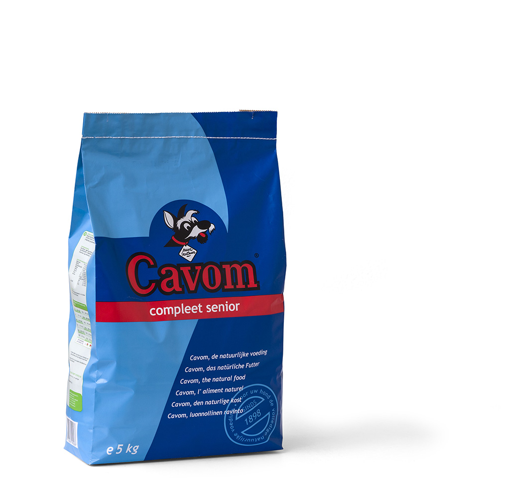 Cavom Compleet senior - Hondenvoer - 5 Kilogram - rund