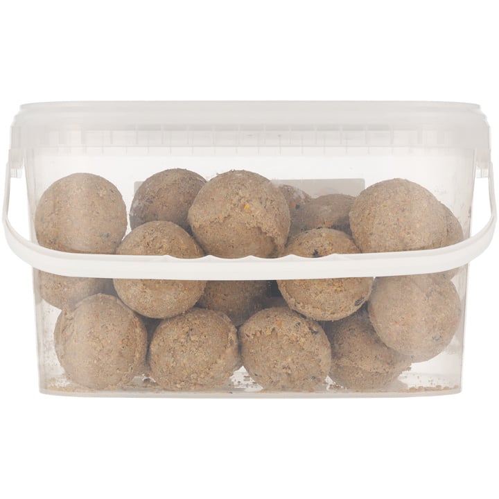 Welkoop - Vetbollen van Insectenvet - zonder netje  - Tuinvogelvoer - 30 Stuks - insecten