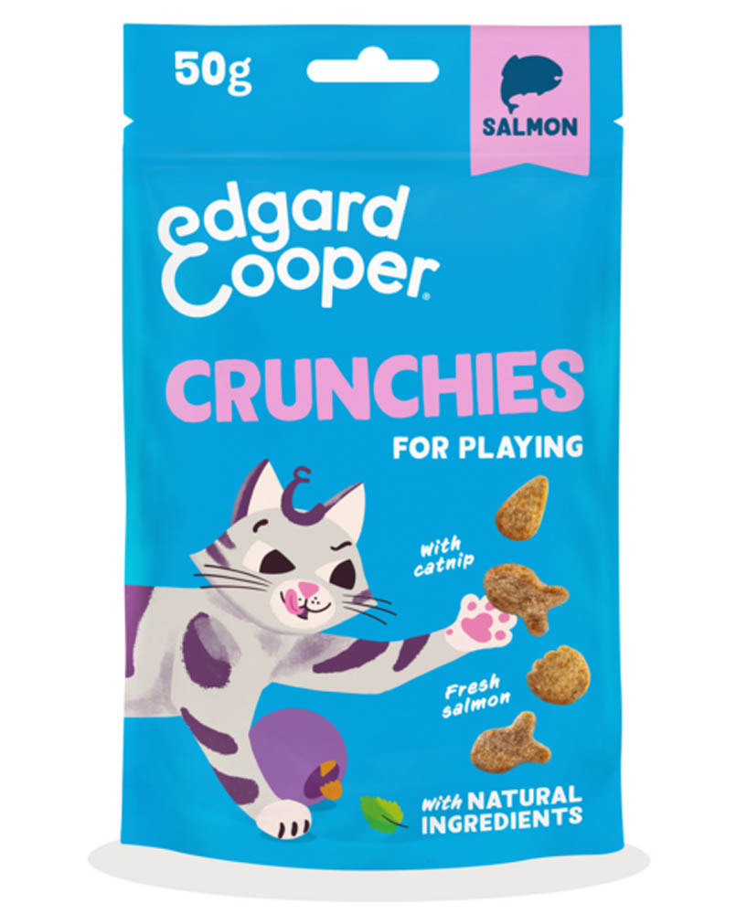 Edgard & Cooper Crunchies - Kattensnack - 50 Gram - zalm